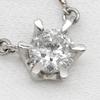 NON BRAND - Solitaire diamondNecklace Pt900/diamond Array