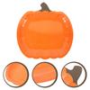 10 Pcs Halloween Pumpkin Paper Plates Cake Decorations Multi-function Dinner Party Supplies Candy Delicate
