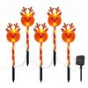 Creative Santa Claus Solar Lights Solar-Powered Holiday Decoration Lights  Xmas Party Decorations
