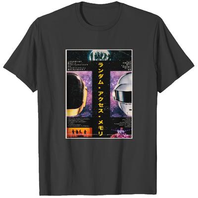 Футболки Daft Punk Тяжелая футболка Мужская Женская унисекс