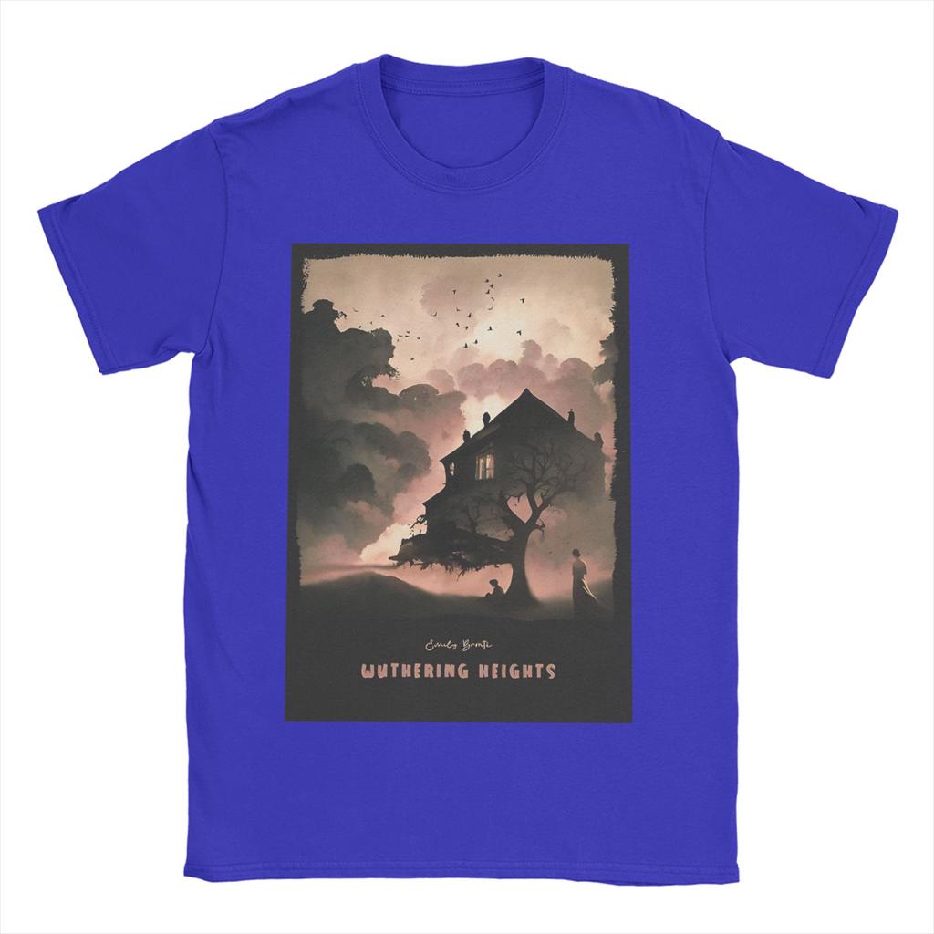 Wuthering Heights Pure Cotton TShirt For Mens Summer Funny TShirts O Neck Hipster Tees Oversized Design Clothing