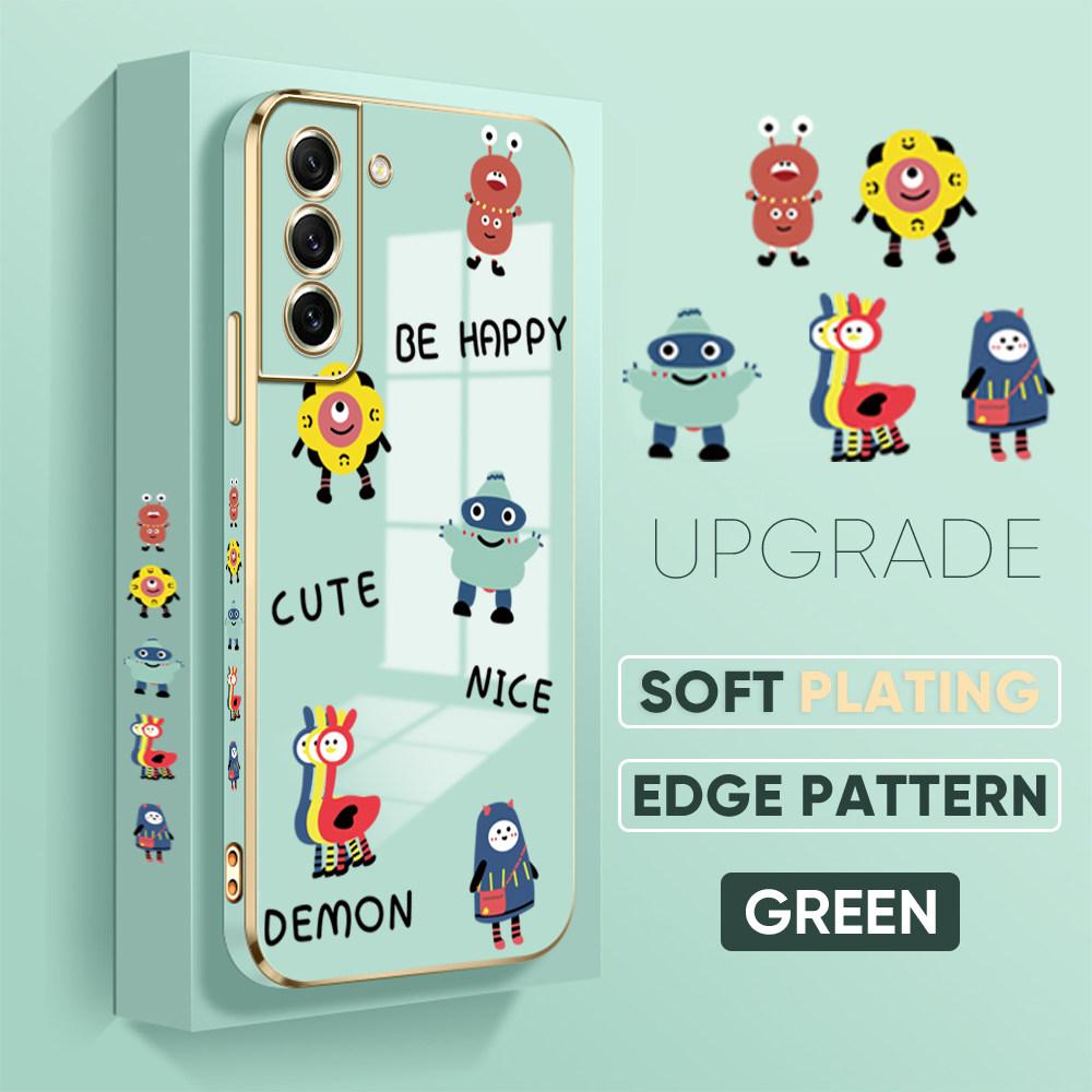 Красочные печатные узоры с квадратным краем корпуса с покрытием корпуса телефона Роскошное покрытие Мягкий чехол для телефона для iPhone Motorola Moto OnePlus Samsung