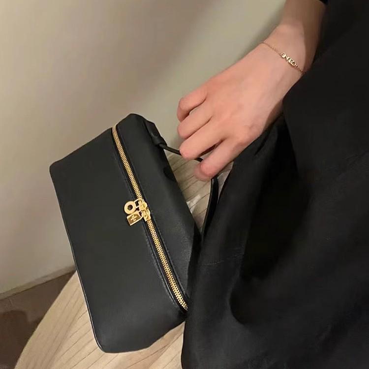 LP19 Золотая сумка-ланчбокс через плечо - 2025 Модная осенне-зимняя сумка на плечо в гонконгском стиле