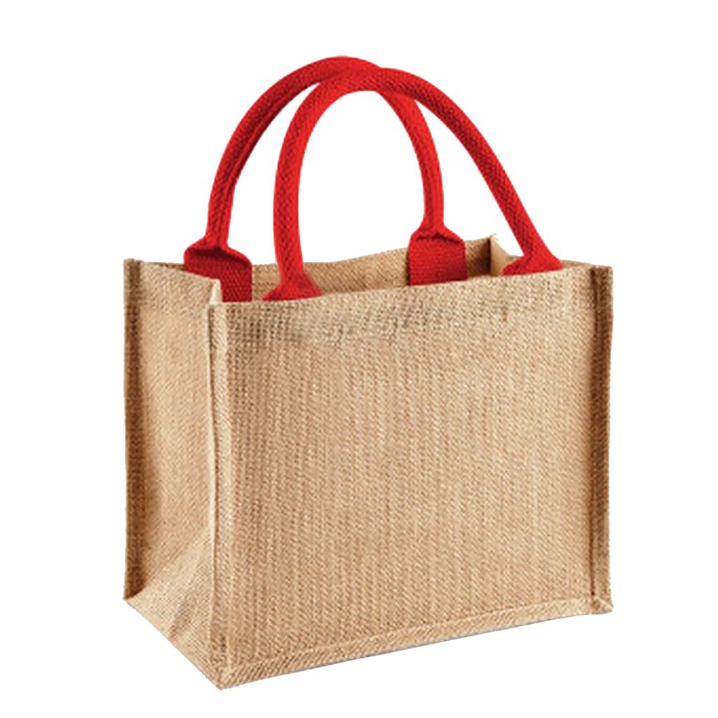 Westford Mill Jute Mini Gift Bag (6 Liters)