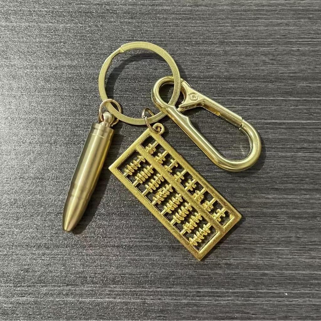 Латунная Пуля Ручной Работы Мини-Нож Брелок-Подвеска