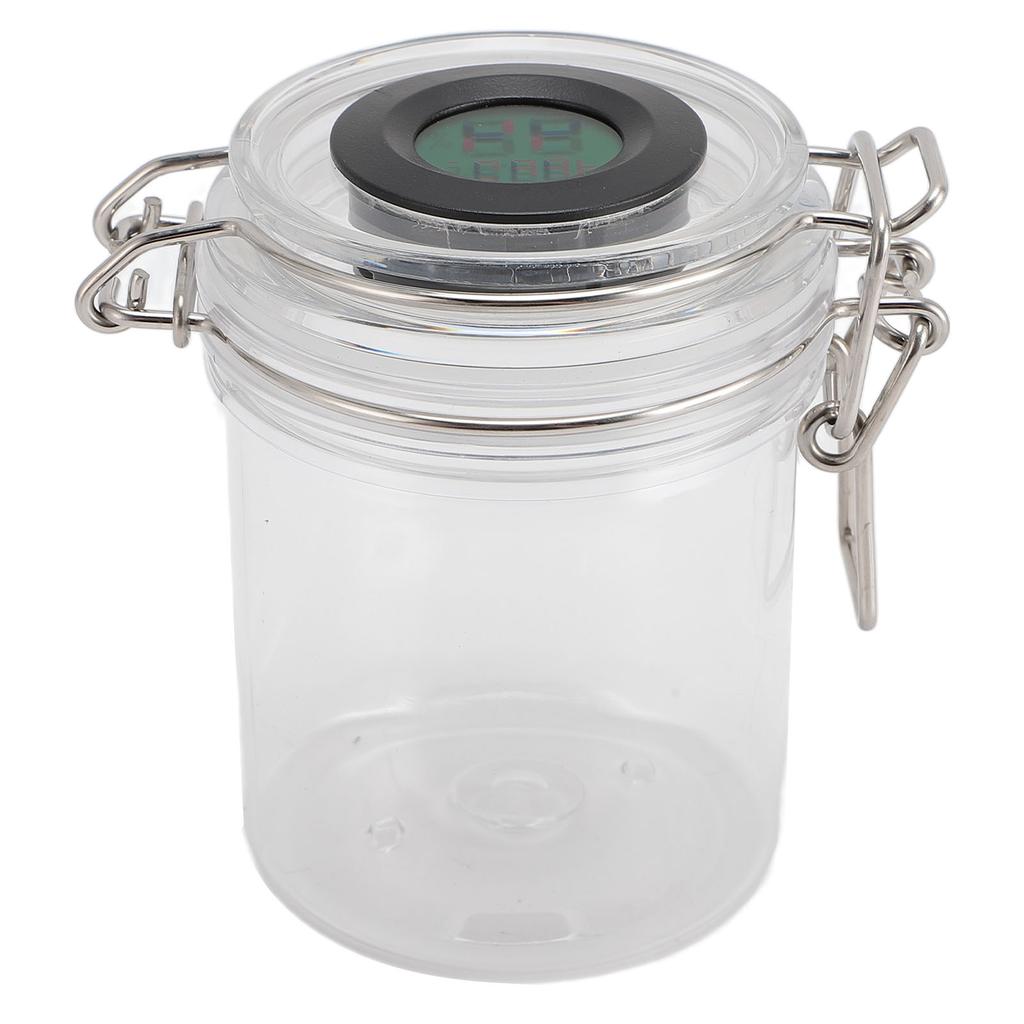 Резервуар для хранения клея для ресниц 250 мл, банка для хранения клея для ресниц, контейнер для клея для ресниц с дисплеем температуры и влажности для клея для наращивания ресниц