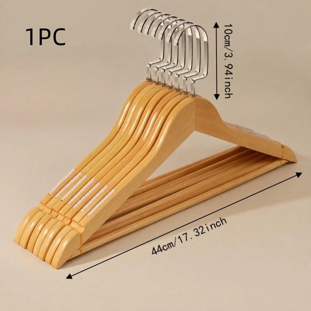 Durable Wood Hangers Swivel Hook Non-Slip Coat Hangers New Wooden Clothes Hangers For Shirts