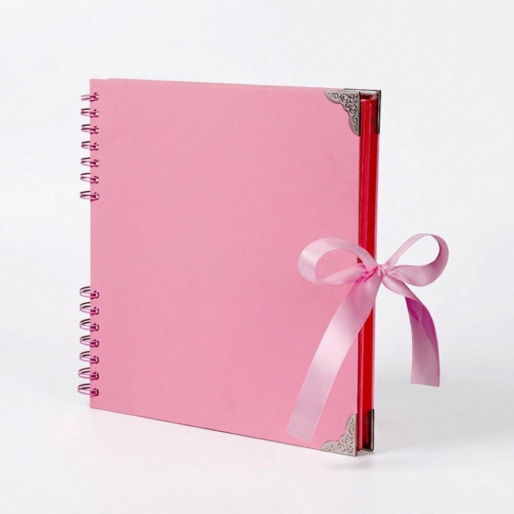 Self Adhesive Scrapbook Memory Book Lay-Flat Design Journal Notebook Wedding Party