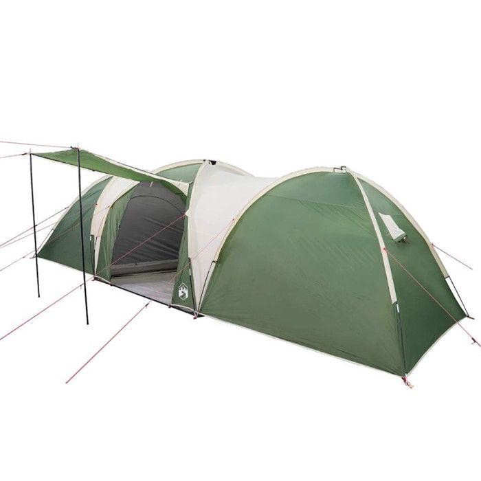 VidaXL Tente familiale à dôme 8 personnes vert imperméable 4009428