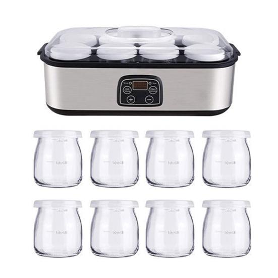 Yogurt Maker with Adjustable Temperature And Time Control EU Socket Constant Temperature Fermentaion 8