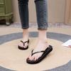 Women Slippers Outdoor Light Weight Cool Shoes Ladies Flat Flip-flop Black Non-slip Basic Home Sandals Zapatos Mujer