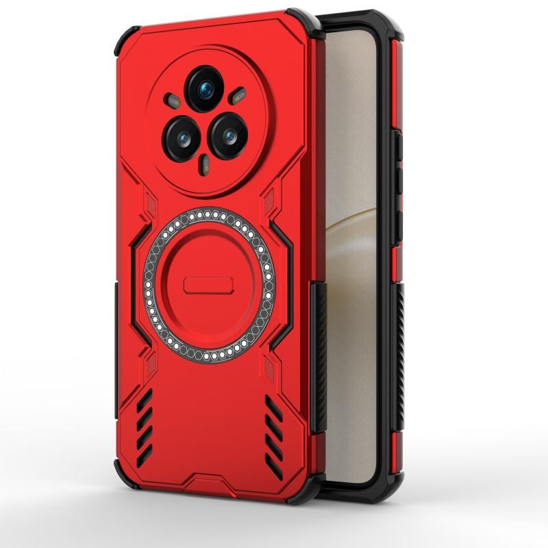 Чехол-накладка для Realme 14 Pro Plus OPPO Realme 14 Pro Plus Capas Кольцевой Магнитный Magsafe Беспроводная Зарядка Чехол Realme 14 Pro Plus