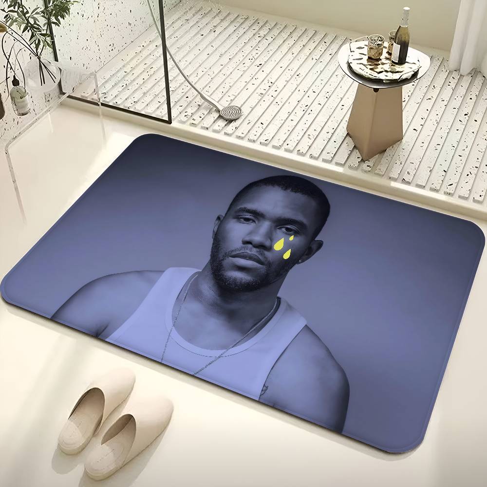 Singer Frank Ocean Boy Band Music Room Mats Washable Non-Slip Living Room Sofa Chairs Area Mat Kitchen Alfombra