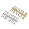 Stick On Clock Numbers Roman Numerals 10Mm Art Craft Dial Sticking Gold 1 Set