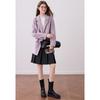 Betu Women's 2025 Autumn Mid-length Double-faced Wool Coat