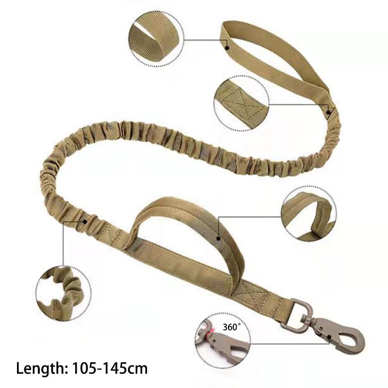 Large Dog Collar Dog Harness And Leash Set Pet Training Vest Tactical German Shepherd K9 Harnesses For All Sizes Dogs