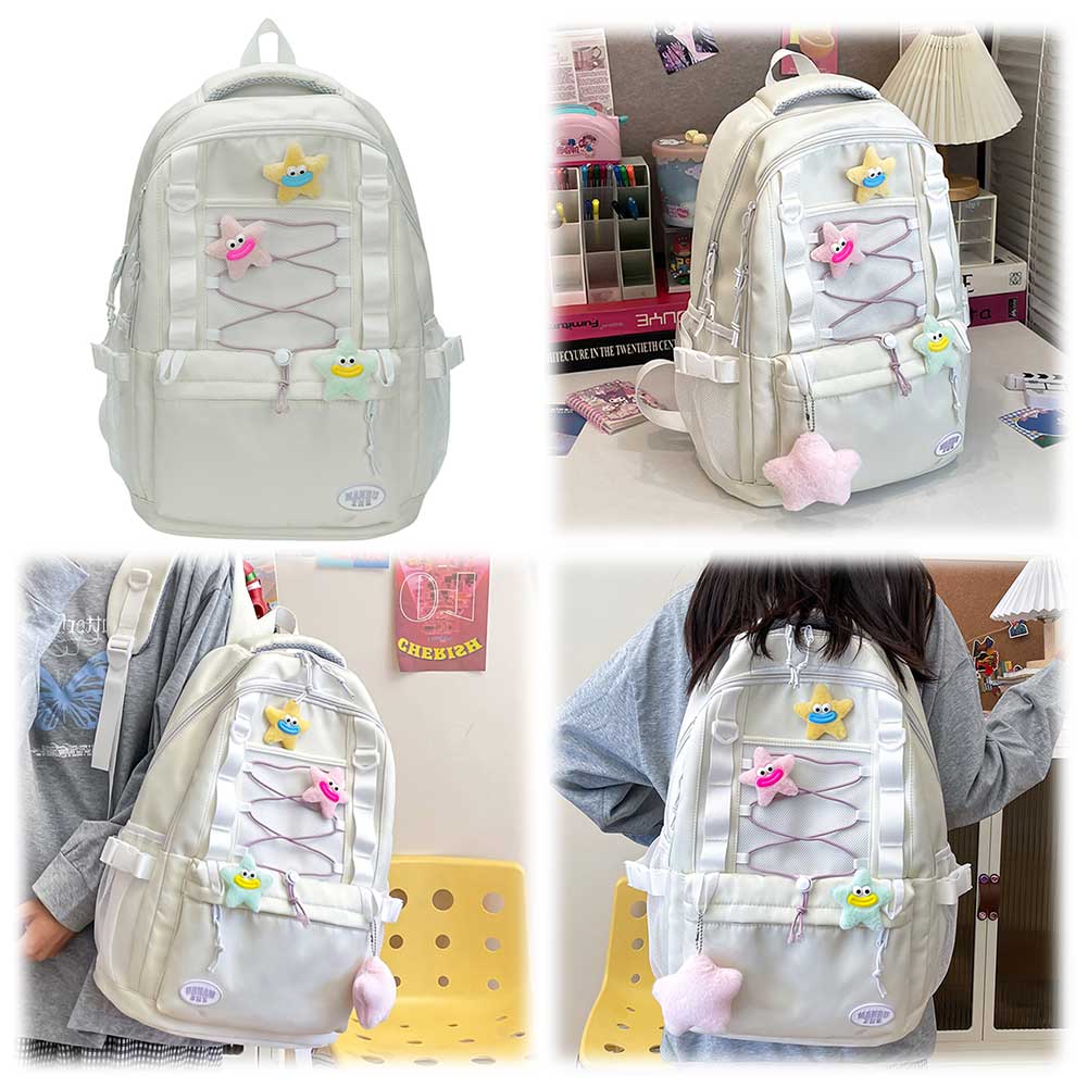 Рюкзак для женщин, многокарманный школьный рюкзак из нейлона большой емкости, рюкзак для путешествий, поездок на работу и отдыха