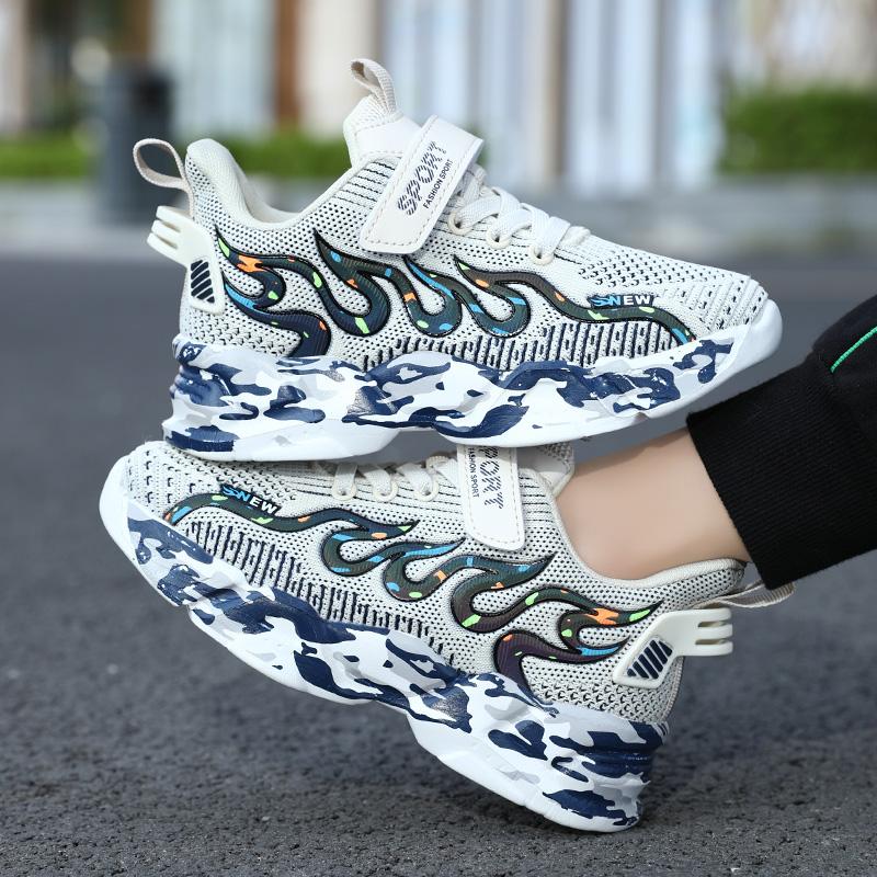 Fashion Kids Sneakers Lightweight Shoes Boys Trainer Sneakers Breathable Running Shoes Children Sport Shoes
