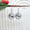 Серьги-шарики из стекла Отражающие стеклянные серьги Подходят для вечеринок и на каждый день
