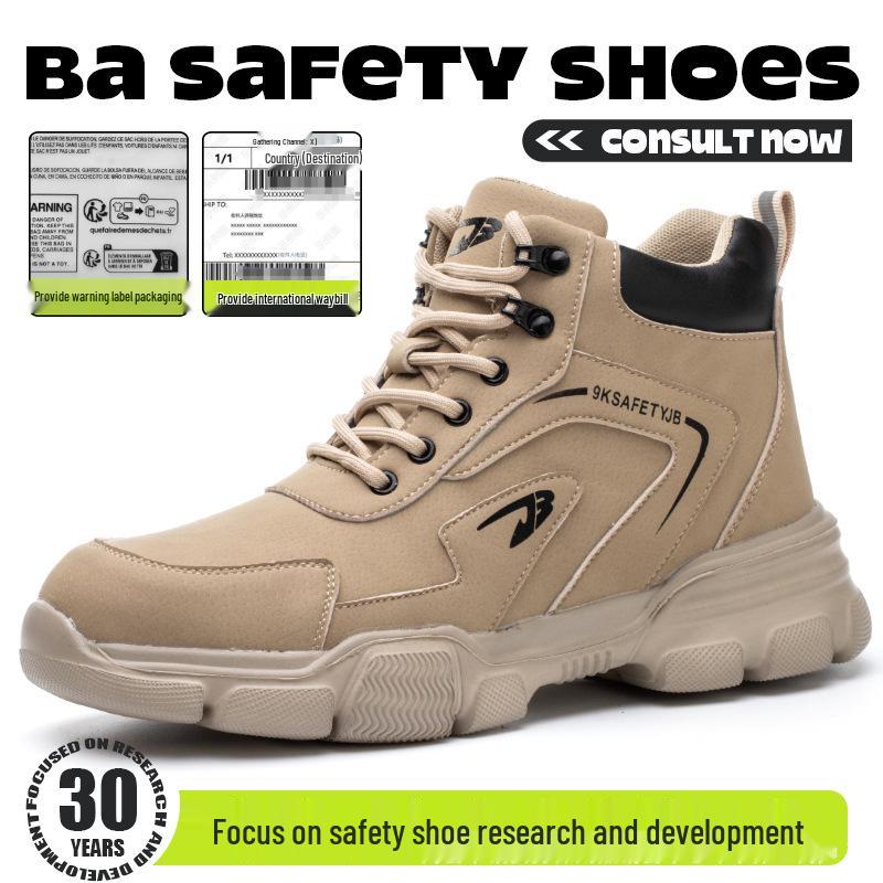 Universal Steel Toe Safety Shoes - Anti-Smash, Anti-Puncture, Wear-Resistant, Soft Sole, Comfortable for All Seasons
