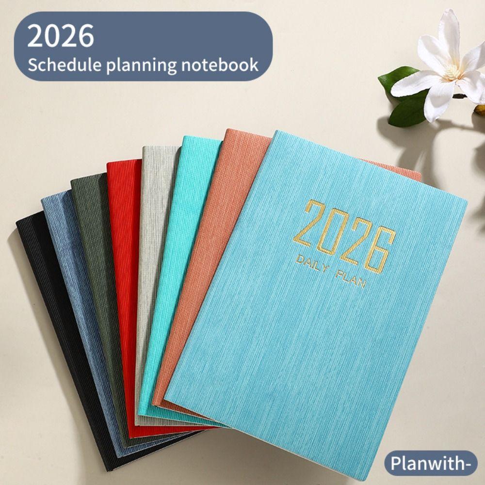 English Appointment Books with Calendar Diary Weekly Planner New To Do List Notepad School Office