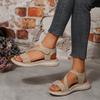 2025 New Women Sandals Fashionable Flat Casual Outdoor Sandals Women High Quality Brand Summer Elastic Band Shoes for Women