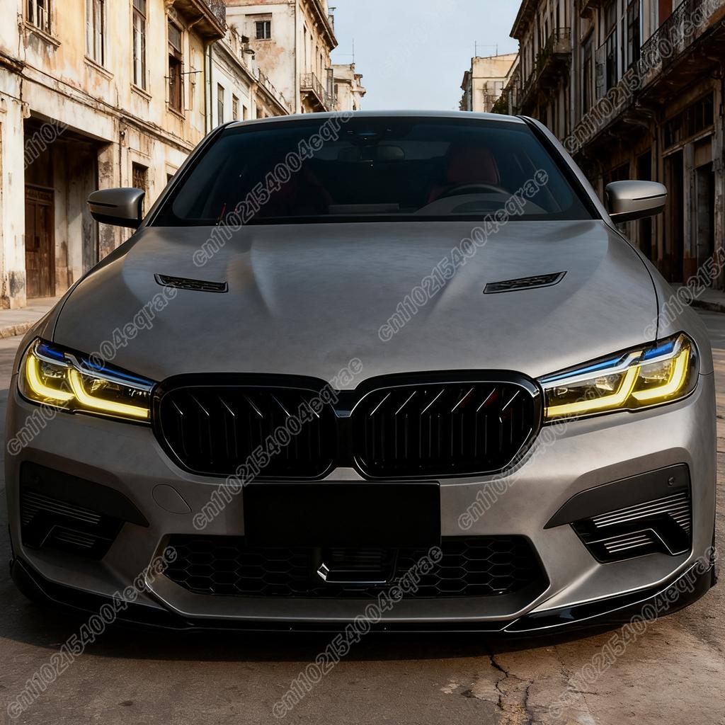 For BMW F90 M5 M5C LCI 2021 2022 2023 2024 2025 Performance Style Front Bumper Lip Spoiler Splitter Diffuser BodyKit Accessories