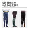 Rain Boots Rain Shoes Green Black Blue Men and Women Non-slip Extended Fishing Over Knee High Tube Involved In Planting Seedlings