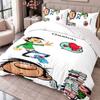 Gaston Lagaffe 3Pcs Bedding Set Duvet Cover With Two Pillowcases For Bedroom Home Decoration