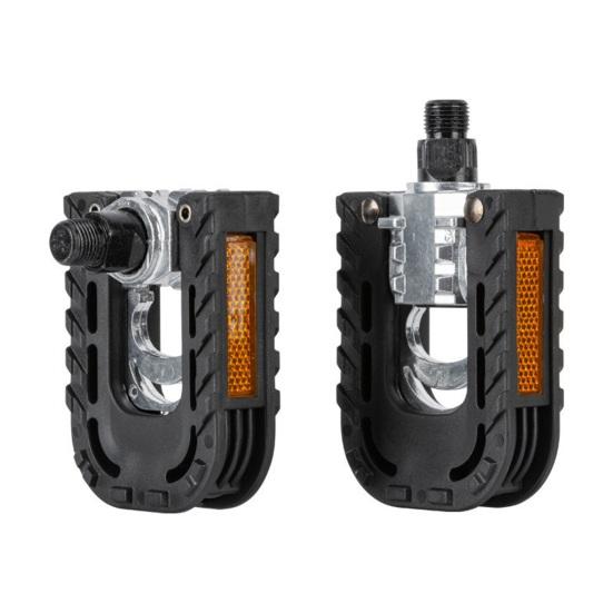 1 пара велосипедных педалей Прочные Высокомощный стержневой сердечник Нескользящие Легкие Износостойкие Запасные Алюминиевый сплав Корпус Велоспорт Езда Плоские