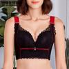 Wireless Bras for Women Plus Size Sexy Lingerie Push Up Underwear Lace Long Line Brassiere C D E Cup