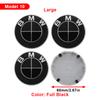 For BMW M 4Pcs 56mm 68mm Car Hub Cap Wheel Center Cap Emblem Badge Accessories For BMW G08 F15 F16 G20 E34 F94 F95 G30 G11 E46 F30 F40 F10 JG8