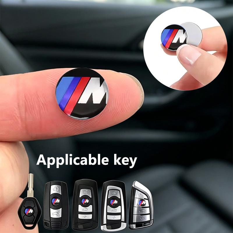 For BMW M 320Li 325Li 330Li 325i E60 E64 E70 E83 E85 E87 E90 E92 E71 11/14MM 3D Car Key Shell Stickers Auto Key Remote Fob Decal HC0