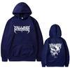 Unisex Falling in Reverse Album Cover Graphic Hoodie, Vintage Gothic Punk Loose Sweatshirt
