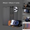 For iPhone 7/8/SE/X/XS/XR/11/12/13/14/15/16/17 All series.Wallet Phone Case Multifunctional Stand RFID Protection Fashion Faux Leather