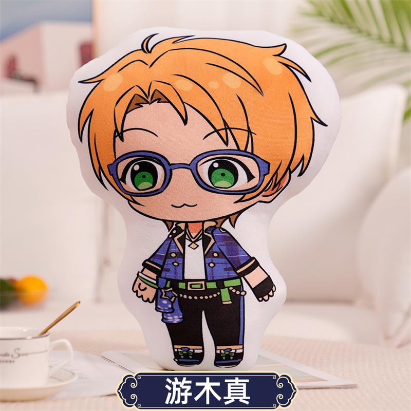 45 см Плюшевая игрушка Ensemble Stars Мультфильмы Аниме Knights UNDEAD Цукинага Лео Сена Изуми Подушка для броска Косплей Реквизит Подушка для дивана