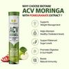 Biotane ACV (Яблочный уксус) Шипучие таблетки с экстрактом моринги и граната | Добавка для контроля веса и снятия стресса | Зеленый Ап