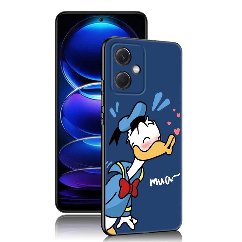 Новый забавный черный силиконовый чехол для телефона Duck Goose для Xiaomi Redmi Note 10 11 11S 12 13 4G 8 9 11T Pro 5G Plus 8T 9S 10S 12S