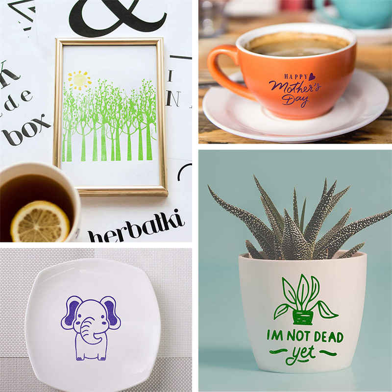 Сделай сам Мелкий блестящий порошок Наклейки с надписями Наклейки на чашки Виниловые праздничные украшения Самоклеящиеся настенные наклейки