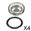 4x Oil Pump Sight Glass Universal Accessory with Seal for Clutch Master Cylinder