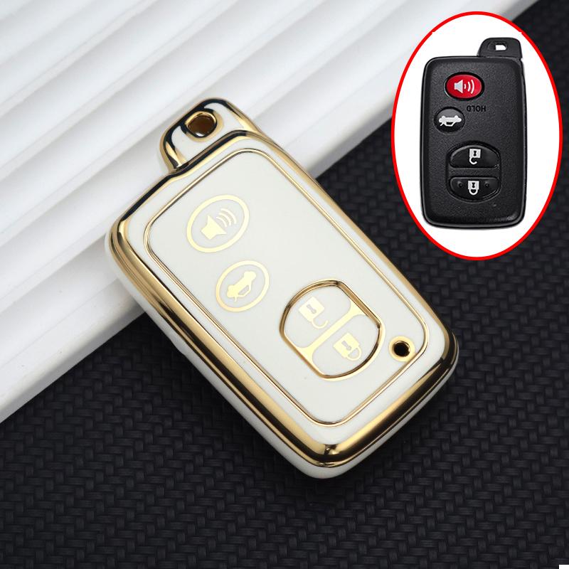 Чехол-брелок из ТПУ с 2/3/4 кнопками для автомобильного ключа Toyota Camry Prius Land Cruiser Prado 150 Crown Для Subaru Foreste Xv Набор брелков