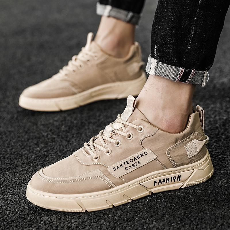 Летняя дышащая мужская обувь, корейский стиль, обувь для мальчиков, парусиновая обувь с зонтиком, универсальная спортивная повседневная обувь