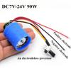 Dc 12V 24V 100,000 RPM micro brushless ducted fan Aluminum impeller hair dryer ultra-high speed motor motor