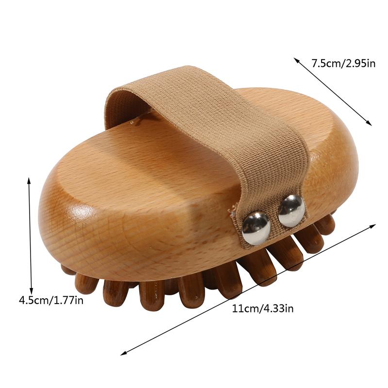 1 шт. Деревянная воздушная подушка для постукивания по меридианам тела, массажная щетка для ухода за здоровьем, расческа для волос, расческа для ухода за кожей головы и волосами