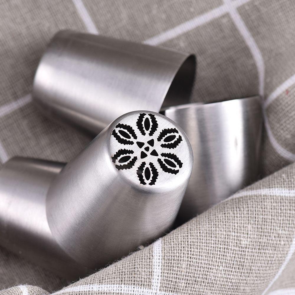 Cake Decorating Fondant Pastry Tips Flower Nozzle Icing Piping Nozzles Baking Mold Ice Cream Tool