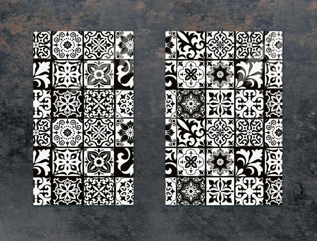 SZKLANA PŁYTA OCHRONNA DO KUCHNI 65x52 MOZAIKA