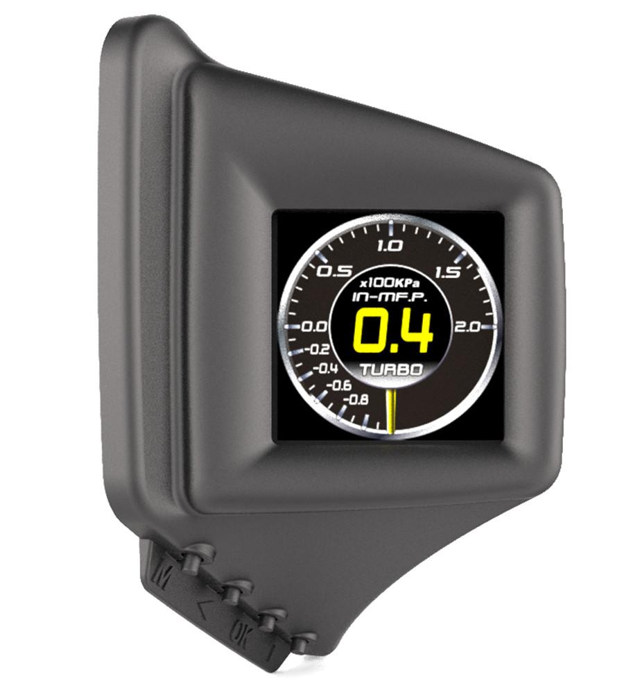 Бортовой HUD-компьютер с двойной системой OBD+GPS 2 в 1 для автомобилей, скорость двигателя и об/мин на лобовом стекле
