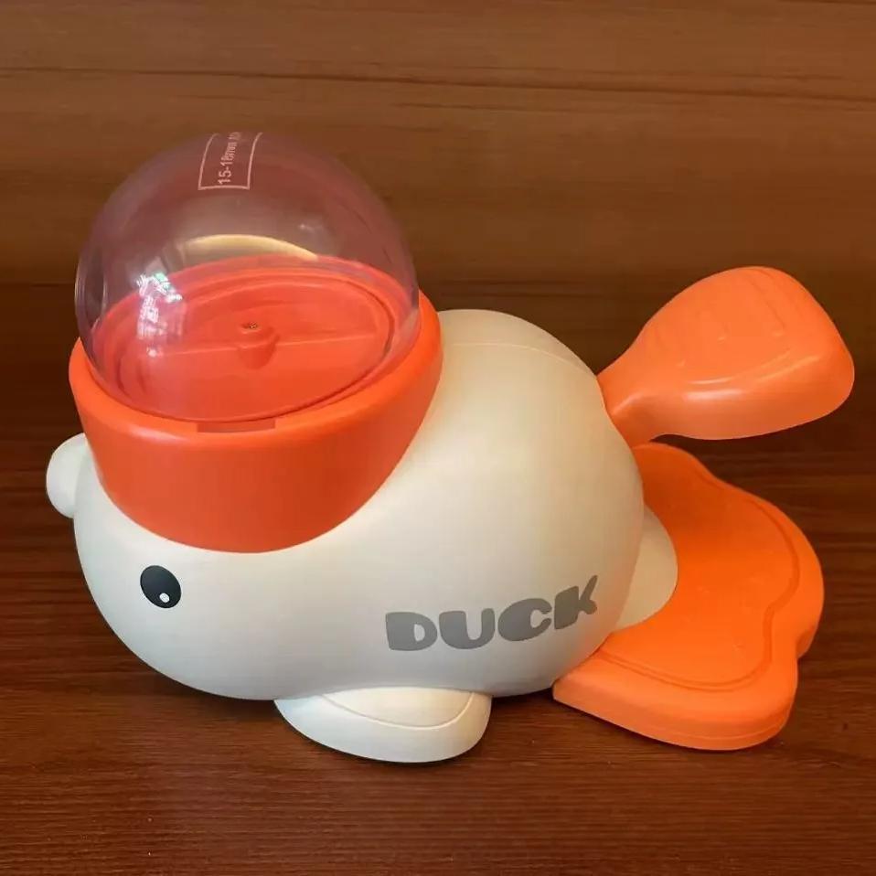 Желтая интерактивная игрушка-диспенсер для лакомств для собак в форме утки, прочный пластик, тренировочная игрушка для собак, головоломка, медленная кормушка, игрушка для развлечения собак