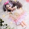 30CM Mini Movable 15Jointed Doll Girls Toy 3D Big Eyes BJD Princess Full Outfits Dresses Collection Childrens Doll Gift
