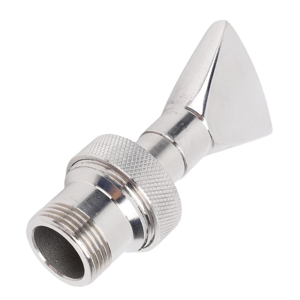 Fan Shaped Fountain Nozzle Stainless Steel 3 4 Inch 1 2 Inch Universal Flat Fountain Pond Water Nozzle Sprinkler for